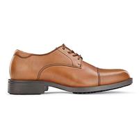 Shoes for Crews Senator - Bequeme Berufsschuhe aus Leder, gepolsterte Einlegesohlen, Rutschhemmende Laufsohle, klassischer Stil für Büro - für Herren