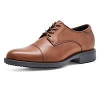 Shoes for Crews Senator - Bequeme Berufsschuhe aus Leder, gepolsterte Einlegesohlen, Rutschhemmende Laufsohle, klassischer Stil für Büro - für Herren