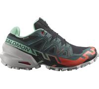 Salomon Speedcross 6 GTX W - Trailrunning Schuhe - Damen 7,5 UK Blue/Green/Grey/Red