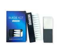 Shoozas Wildleder-Schuhreiniger-Set - inklusive doppelseitigem Radiergummi und Wildlederbürste, entfernt Flecken, Flecken und Schrammen, am besten für Wildleder, Nubuk, Gummi, Leinwand und mehr.,