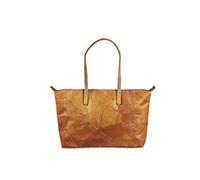 Shop Leaf - BELEAF Shop Handtasche aus Blattleder - Vegane Lederalternative (Orange)