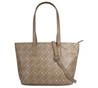 Shopper BRUNO BANANI Gr. B/H/T: 41 cm x 25 cm x 15 cm onesize, grau (taupe) Damen Taschen Handtaschen echt Leder (66255552-0)