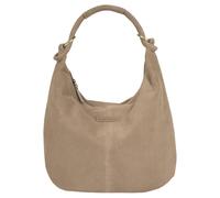 Shopper BRUNO BANANI, Damen, Gr. B/H/T: 43cm x 33cm x 4cm onesize, beige, Leder, unifarben, Taschen Shopper, echt Leder (52549920-0)