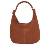 Shopper BRUNO BANANI, Damen, Gr. B/H/T: 43cm x 33cm x 4cm onesize, braun (cognac), Leder, unifarben, Taschen Shopper, echt Leder (18467646-0)