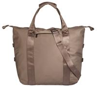 Shopper BUGATTI "BUGATTI Herren, Damen ELIA", Damen, Gr. B/H/T: 50cm x 42cm x 20cm onesize, beige (taupe), Kunstfaser, leicht glänzend, unifarben, Taschen Shopper (67210342-0) taupe