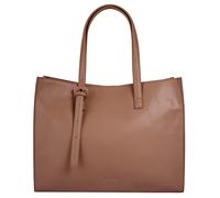 Shopper BUGATTI "LUNA", Damen, Gr. B/H/T: 40cm x 31cm x 13cm onesize, powder, Kunstfaser, leicht glänzend, unifarben, Taschen Shopper (75927869-0) powder