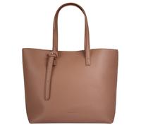 Shopper BUGATTI "LUNA", Damen, Gr. B/H/T: 44cm x 33cm x 17cm onesize, braun (powder), Polyurethan (PU), leicht glänzend, unifarben, Taschen Shopper (46476464-0) powder