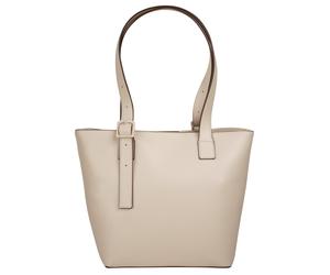 Shopper BUGATTI "ZITA", Damen, Gr. B/H/T: 32cm x 25cm x 14cm onesize, beige, Kunstfaser, leicht glänzend, unifarben, Taschen Shopper (34807449-0) beige