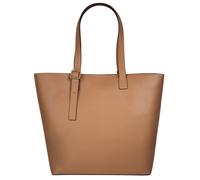 Shopper BUGATTI "ZITA", Damen, Gr. B/H/T: 44cm x 34cm x 17cm onesize, braun (cognac), Kunstfaser, clean, Taschen Shopper (64067617-0) cognac