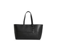 Shopper CALVIN KLEIN "CK MIXMEDIA SHOPPER_MONO", Damen, Gr. B/H/T: 41cm x 25cm x 13cm, schwarz, Lederimitat, Taschen Shopper, Umhängetasche groß, Damen Schultertasche (71157902-0) schwarz