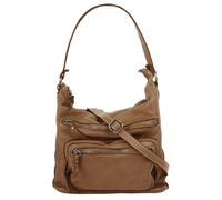 Shopper CLUTY, Damen, Gr. B/H/T: 26cm x 25cm x 8cm onesize, braun (cognac), Leder, leicht glänzend, unifarben, Taschen Shopper, echt Leder, Made in Italy (92056713-0) cognac