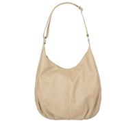 Shopper CLUTY, Damen, Gr. B/H/T: 31cm x 28cm x 7cm onesize, beige, Leder, leicht glänzend, unifarben, Taschen Shopper, echt Leder, Made in Italy (22344800-0) beige
