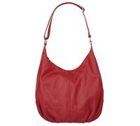 Shopper CLUTY, Damen, Gr. B/H/T: 31cm x 28cm x 7cm onesize, rot, Leder, leicht glänzend, unifarben, Taschen Shopper, echt Leder, Made in Italy (60584919-0) rot