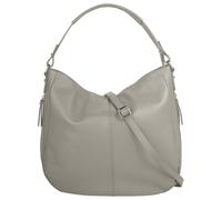 Cluty Shopper (1-tlg), echt Leder, Made in Italy, grau