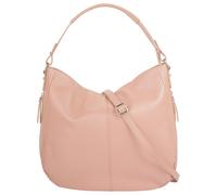 Shopper CLUTY, Damen, Gr. B/H/T: 34cm x 31cm x 9cm onesize, rosa, Leder, leicht glänzend, unifarben, Taschen Shopper, echt Leder, Made in Italy (15343201-0) rosa