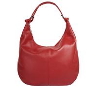 Shopper CLUTY Gr. B/H/T: 35 cm x 33 cm x 7 cm onesize, rot Damen Taschen Handtaschen echt Leder, Made in Italy (85706712-0)