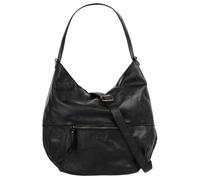 Shopper FORTY, Damen, Gr. B/H/T: 35cm x 30cm x 14cm onesize, schwarz, Leder, leicht glänzend, unifarben, Taschen Shopper, echt Leder, Made in Italy (40420050-0) schwarz