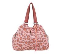 Shopper FRITZI AUS PREUSSEN "Donny Shopper", Damen, Gr. B/H/T: 43cm x 32cm x 15cm onesize, leo brick, 55% Baumwolle, 45% Polyester, Taschen Shopper, mit Reißverschlüssen (30809804-0) leo brick