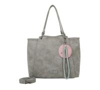 Shopper FRITZI AUS PREUSSEN "Fritzi42N", Damen, Gr. B/H/T: 45cm x 33cm x 14cm onesize, grau (rock), 100% Polyurethan, unifarben, Taschen Shopper, mit Magnetverschluss (70406116-0) rock