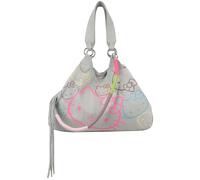 Shopper FRITZI AUS PREUSSEN "Hello Kitty fritzi Izzy Medium Limited Outline", Damen, Gr. B/H/T: 43cm x 30cm x 16cm onesize, bunt (pale cat), 55% Baumwolle, 45% Polyester, gemustert, Taschen Shopper, m