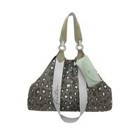 Henkeltasche FRITZI AUS PREUSSEN "Izzy", Damen, Gr. B/H/T: 16cm x 36cm x 50cm, grün (dunkelgrün), Baumwolle, unifarben, Taschen, aus veganen Materialien (95450546-0) dunkelgrün