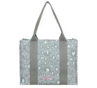 Henkeltasche FRITZI AUS PREUSSEN "Tote Shopper Leo", Herren, Gr. B/H/T: 18cm x 34cm x 44cm, grün, Baumwolle, Taschen, im exotischen Design (53045162-0) grün