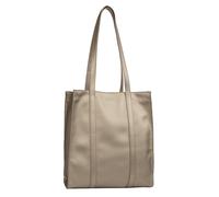 Shopper GABOR "Elfie", Damen, Gr. B/H/T: 30cm x 33cm x 9,5cm, rosa (metallic rose), Polyurethan, clean, gepflegt, unifarben, Taschen Shopper, aus fein genarbtem, glattem Kunstleder und mit einem Logo