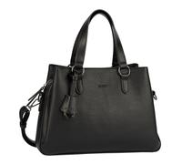 Shopper GABOR "Kalilla", Damen, Gr. B/H/T: 29cm x 18cm x 9cm, schwarz, Polyurethan, clean, gepflegt, geprägtes Muster, unifarben, Taschen Shopper, praktisches 3-Kammer-System für Ordnung und viel Stau