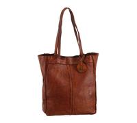 Shopper HARBOUR 2ND "Elbe 1", Damen, Gr. B/H/T: 29cm x 36cm x 11cm, braun (cognac), Leder, Taschen Shopper, Damen Schultertasche, Umhängetasche mit Schmuckanhänger (64664708-0) cognac