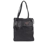 Shopper HARBOUR 2ND "Franny", Damen, Gr. B/H/T: 29cm x 36cm x 11cm, grau (ash), Rindsleder, Taschen Shopper, Henkeltasche, Rucksack, Schultertasche (21700449-0) ash