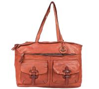 Shopper HARBOUR 2ND "Jordan", Damen, Gr. B/H/T: 42cm x 34cm x 12cm, braun (cognac), Rindsleder, Taschen Shopper, Damen Handtasche, Henkeltasche, Umhängetasche mit Anker-Anhäner (89179206-0) cognac