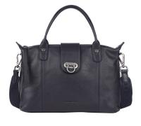 Shopper HARBOUR 2ND "Liane", Damen, Gr. B/H/T: 33cm x 20cm x 13cm, navy, Rindsleder, Taschen Shopper (87126131-0) navy