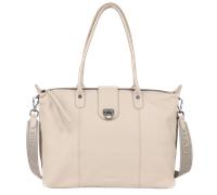 Shopper HARBOUR 2ND "Malin", Damen, Gr. B/H/T: 47cm x 27cm x 17cm, natur, Rindsleder, Taschen Shopper, Damen Umhängetasche, Handtasche, Tragetasche mit Steckverschluss (93560823-0)