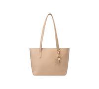 Shopper JOOP JEANS "salve shopper mhz", Damen, Gr. B/H/T: 28cm x 22,5cm x 12cm, bleached sand, Lederimitat, Taschen Shopper, Damen Umhängetasche, Schultertasche mit Reißverschluss (16830641-0) bleache