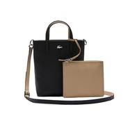 Shopper LACOSTE "lacoste Taschen Textil", Damen, Gr. onesize, schwarz (schwarz, beige), Textil, Taschen Shopper (92598859-0) schwarz, beige
