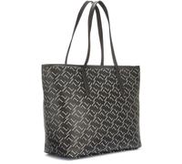 Shopper LASCANA "Schultertasche", Damen, Gr. B/H/T: 33cm x 31cm x 15,5cm, schwarz, Lederimitat, mehrfarbig, Taschen Shopper, Handtasche, Tragetasche, Damentasche, Korbtasche VEGAN (56577900-0) schwarz