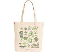 Shopper LEVI'S "EVERYDAY GRAPHIC TOTE", Damen, beige (house plants grün grün), Canvas, Baumwolle, Taschen Shopper, Beuteltasche - ideal für Einkäufe, Shopping & Alltag (23674121-0) house plants grün g