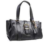 Marc O'Polo Schultertasche Leder 40 cm Schwarz