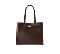 Shopper MARC O'POLO "aus edlem Rindleder", Damen, Gr. B/H/T: 12cm x 30cm x 13cm, shaded braun, Leder, unifarben, Taschen Shopper (73043860-0) shaded braun