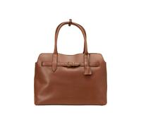 Shopper MARC O'POLO "aus edlem Rindleder", Damen, Gr. B/H/T: 45cm x 27cm x 12cm, braun (hazel braun), Leder, Taschen Shopper (23232512-0) hazel braun