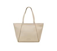 Shopper MARC O'POLO "aus einer Lederalternative aus recyceltem Polyester", Damen, Gr. B/H/T: 46cm x 27cm x 13cm, linen beige, Polyester, unifarben, Taschen Shopper (25820332-0) linen beige