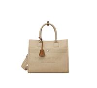 Shopper MARC O'POLO "aus robustem Organic Cotton", Damen, Gr. B/H/T: 31cm x 25cm x 17cm, beige (linen beige), Baumwolle, unifarben, Taschen Shopper (56003656-0) linen beige