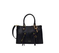 Shopper MARC O'POLO "aus strukturiertem Schafleder", Damen, Gr. B/H/T: 12cm x 23cm x 14cm, schwarz, Leder, unifarben, Taschen Shopper (78088631-0) schwarz