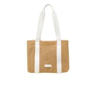 Shopper MARC O'POLO "in Crochet-Raffia-Bast-Optik", Damen, Gr. B/H/T: 50cm x 36cm x 20cm, weiß (m112), Obermaterial: 100% Polypropylen, unifarben, Taschen Shopper (89239359-0) m112