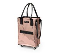 Shopper mit Rollen, small Hulken Bag Hulken rosegoldfarben rosa, Designer Alex & Yoni Sheleq, 36x56x23 cm