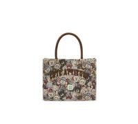 Shopper mit Teddy-Bär-Motiven beige, 40x30x14cm