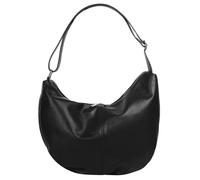 Shopper SAMANTHA LOOK, Damen, Gr. B/H/T: 29cm x 24cm x 14cm onesize, schwarz, Leder, unifarben, leicht glänzend, Taschen, echt Leder, Made in Italy (27131327-0) schwarz