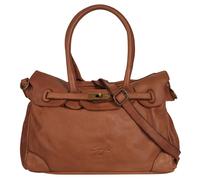 Shopper SAMANTHA LOOK Gr. B/H/T: 35 cm x 25 cm x 16 cm onesize, braun (cognac) Damen Taschen (57547930-0) cognac