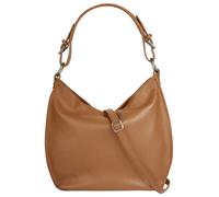 Shopper SAMANTHA LOOK, Damen, Gr. B/H/T: 36cm x 30cm x 10cm onesize, braun (cognac), Leder, leicht glänzend, unifarben, Taschen Shopper, echt Leder, Made in Italy (94975821-0) cognac