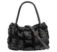 Shopper SAMANTHA LOOK B/H/T: 37 cm x 25 cm x 14 cm onesize, schwarz Damen Taschen Handtaschen echt Leder, Made in Italy B/H/T: 37 cm x 25 cm x 14 cm onesize schwarz